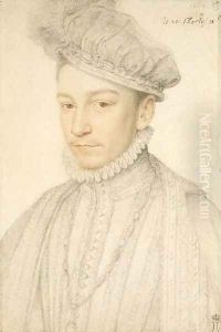 Portrait of Charles IX 2 by Francois Clouet