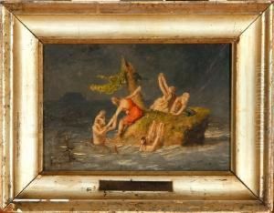 The Flood by Constantin Hansen