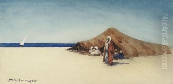 Bedouins On The Shore - view 1