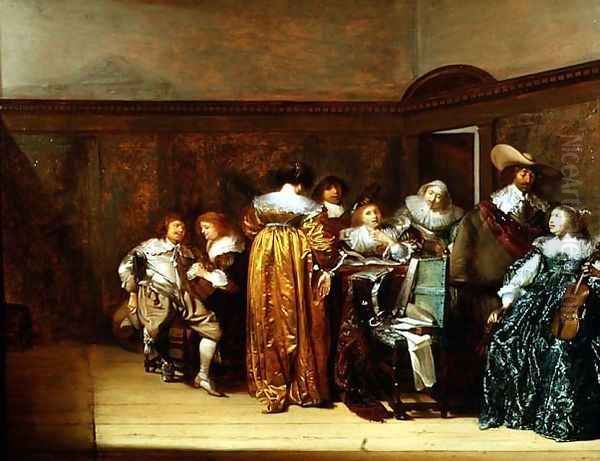 Dutch Cavaliers and their Ladies Making Music, 1631 - view 1