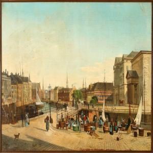 Street Scene From Copenhagen, Denmark