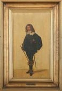 Portrait Of Waldemar, The Son Of Chr by Heinrich Hansen