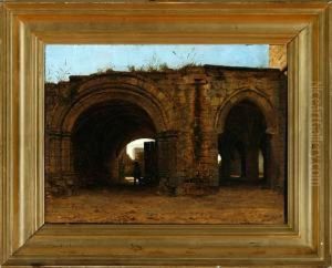 A Ruin In York by Heinrich Hansen