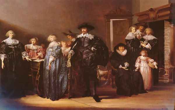 A Portrait of the Family Twent in an Interior, 1633 - view 1