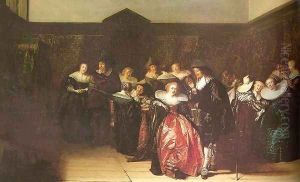 Merry Company, 1631 by Pieter Codde