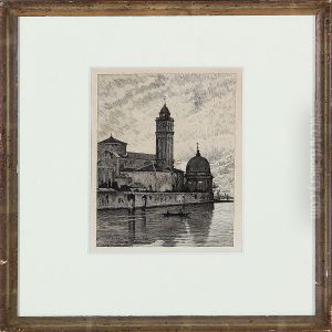 Four Views From Venice by Josef Theodor Hansen