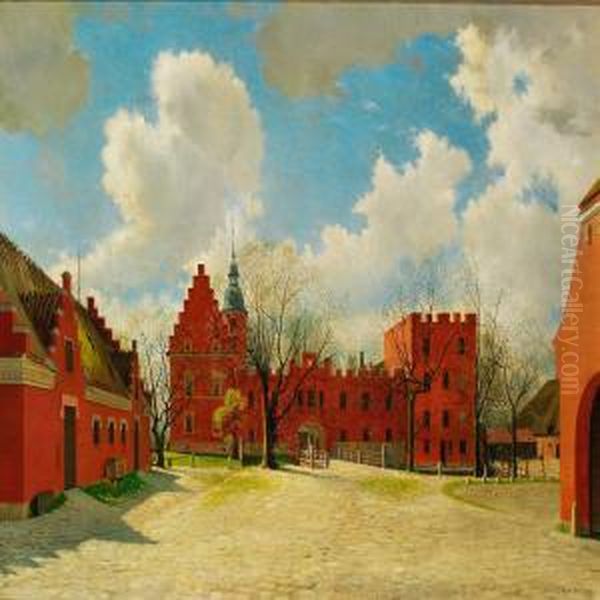 Spring Day At Broholm Manor House, Funen - view 1