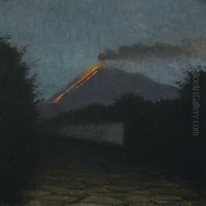 Scenery From Vesuv by Josef Theodor Hansen
