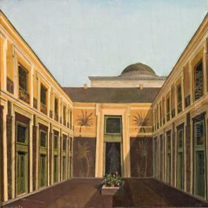 Scenery From Thorvaldsen's Museum by Josef Theodor Hansen