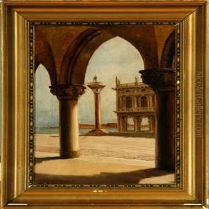 Two Italian Prospects by Josef Theodor Hansen