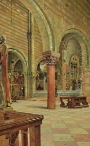 Interior Of The San Zeno Church In Verona by Josef Theodor Hansen