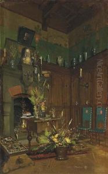 Interieur Avec Un Bouquet De Fleurs - view 1