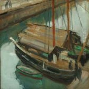 Ships At The Quay by Niels Hansen