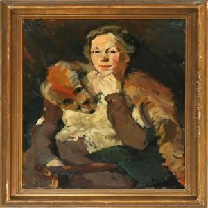 Portrait Of A Woman by Niels Hansen