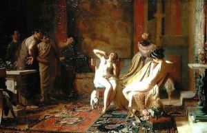 Female Slaves Presented to Octavian 1883 by Remy Cogghe