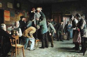 Le Bain de Pieds Inattendu 1895 by Remy Cogghe