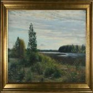 Bogholm Lake At Fall by Sigvard Hansen