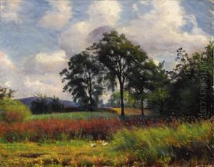 Landscape With Trees by Sigvard Hansen