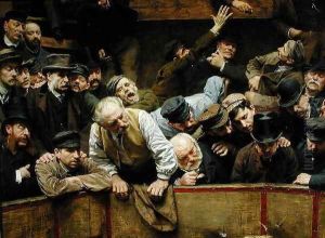 The Cockfight 1889 (detail) by Remy Cogghe