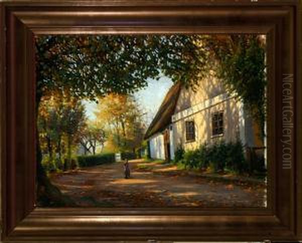 In Stavnsholt Village, Denmark - view 1