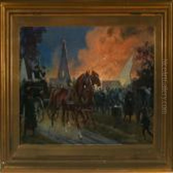 Scenery From Thefire In Copenhagen - view 1