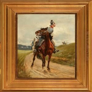 Dragoons On Horse Backs