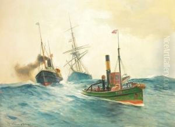 Seascape. Signed Nils Hansten - view 1