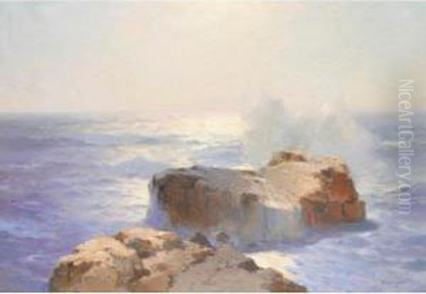 Seascape With Rocks - view 1