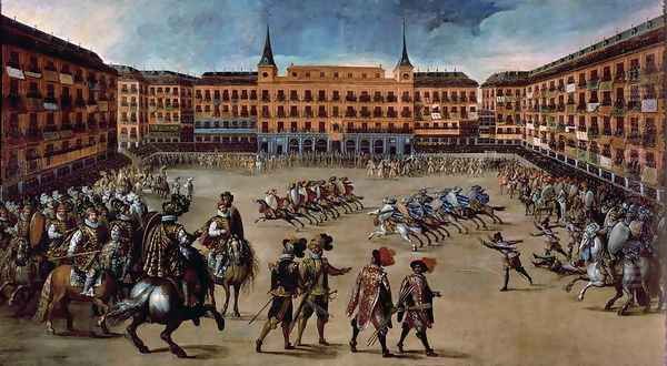 Parade in the Plaza Mayor, Madrid - view 1