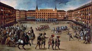 Parade in the Plaza Mayor, Madrid