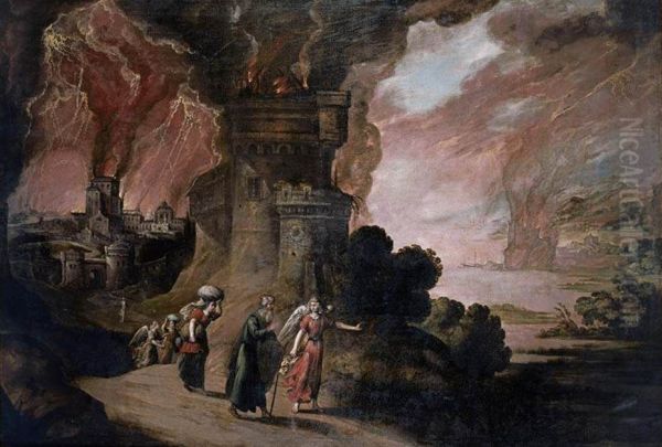 Lot and His Daughters - view 1