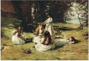 An Unrecorded Coronation, Inchmahome 'the Isle Of Rest', Ad 1548 by Charles Martin Hardie