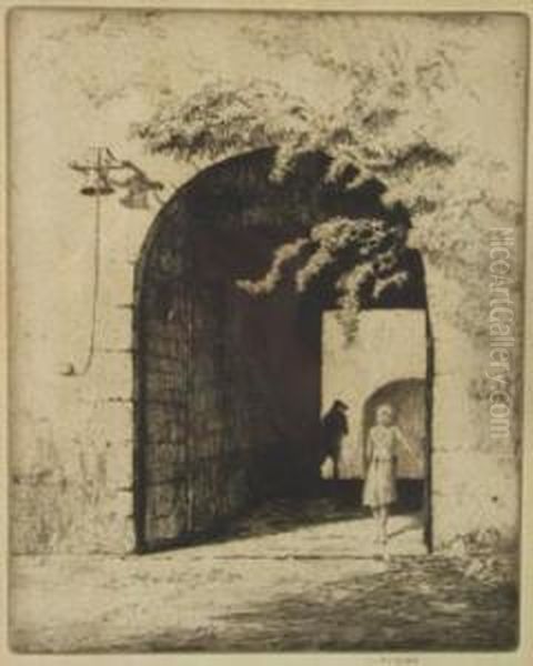 Figures In A Gateway - view 1