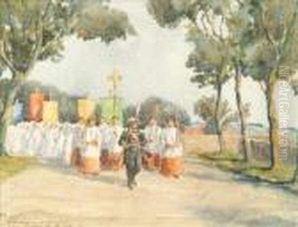 A Procession On The Ramparts - view 1