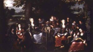 Garden Party by Louis de Caulery