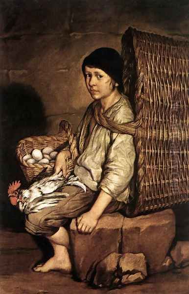 Boy with a Basket c. 1745 - view 1