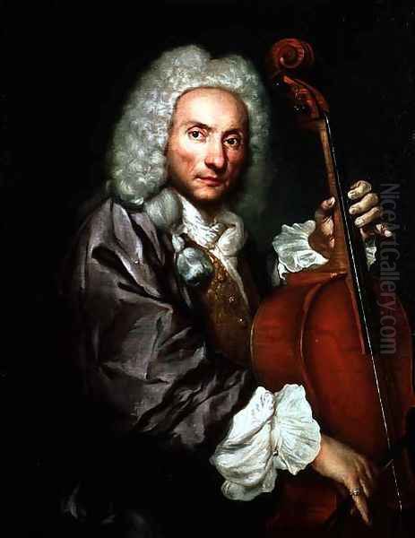 Cello player, c.1745-50 - view 1