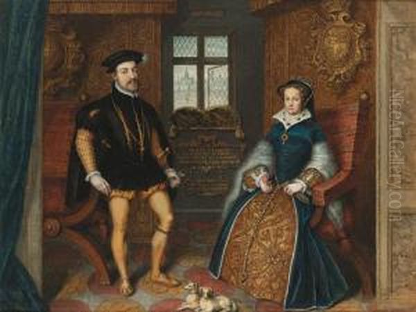 Portrait Of Queen Mary I And Philip Of Spain - view 1