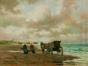 Gathering Shellfish by Melbourne Havelock Hardwick