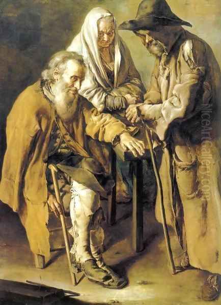 Three Beggars - view 1