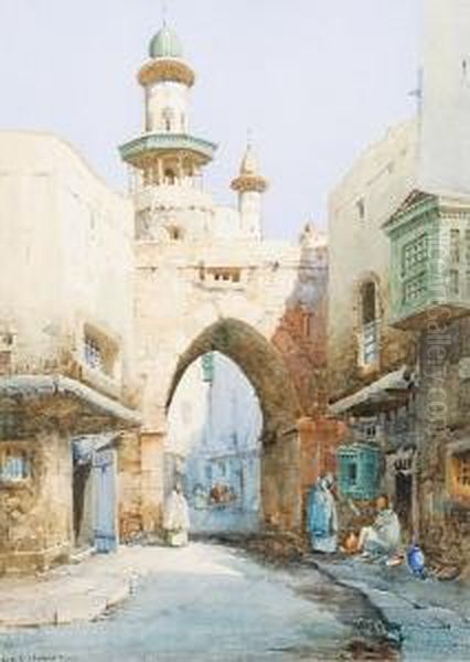Middle Eastern Street Scene - view 1