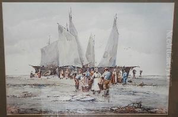 A Fish Sale, Normandy - view 1