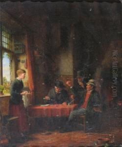 Closing A Bargain by Frederick Daniel Hardy