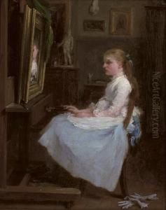 The Young Portrait Painter by Frederick Daniel Hardy