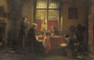 The Dame School by Frederick Daniel Hardy