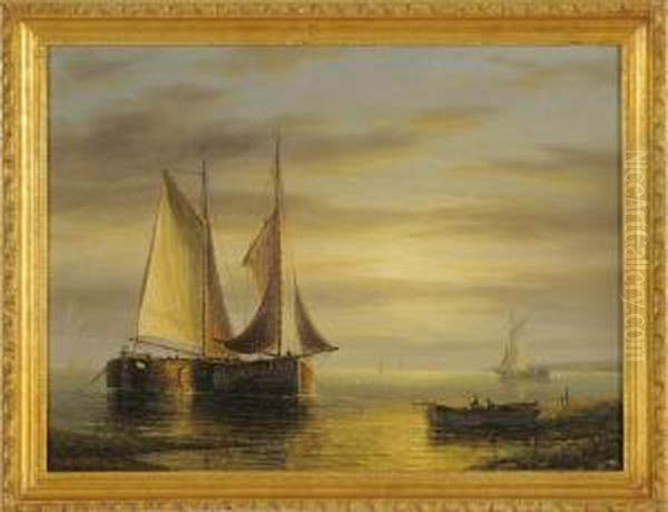 Fishing Boats At Dawn - view 1