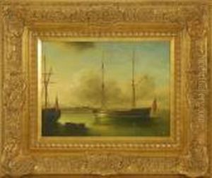 Ship Moored In A Harbor