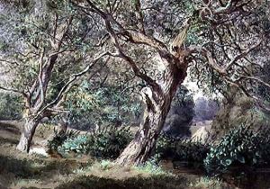 Study of Willow Trees by a Stream by Thomas Collier