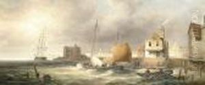 A Dutch Harbour Town by James Hardy
