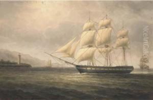 Warships Off The Coast